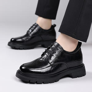 Chaussures habillées en cuir pour hommes, de haute qualité, sur mesure, décontractées et élégantes - Style Oxford - Product Image 3