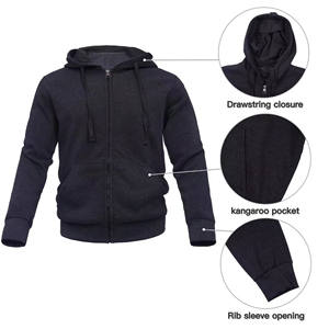 Factory Direct Custom Logo Blank Hoodie <b>Fleece</b> <b>Jogger</b> Clothing Oversize Hoodie Sets <b>Men's</b> Tracksuit Hoodies - Product Image 2