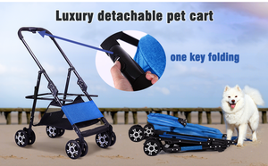 Poussette pour animaux de compagnie à prix TH-PSP-449 bon marché pour la commodité et la mobilité Compartiment de rangement sans effort - Product Image 5