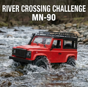 Modelo <span class=keywords><strong>MN</strong></span> <span class=keywords><strong>MN</strong></span>-90 1/12 RC Crawler <span class=keywords><strong>D90</strong></span> Estilo Defender, Camioneta Todoterreno 4WD con Luces LED, Vehículo de Escalada de Roca a Escala, Modelo de Grado Hobby RTR - Product Image 2