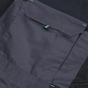 Peto y tirantes de algodón y poliéster unisex de cintura alta con color y diseño personalizados hechos en Pakistán - Product Image 3