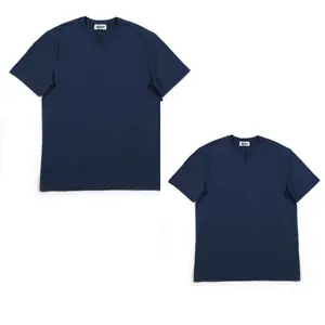 イタリア製綿100% 半袖カスタムプリントTシャツ男性用フィット卸売カスタムシャツODM