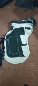 Fabricante ecuestre mayorista proveedor delantal de herrador de caballos personalizable de alta calidad 100% recortador de pezuñas de cuero de vaca genuino - Product Image 6