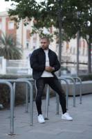 Imperio 2026 Ropa Urbana de Invierno para Hombre, Chaqueta Bomber Impermeable con Capucha, Diseño 3D con Detección de Agujas, Forro de Poliéster/Algodón y Relleno Acolchado