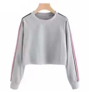 Sweat à capuche uni pour dames Vente en gros Polaire de coton OEM Impression de logo personnalisé Fournisseur - Product Image 6