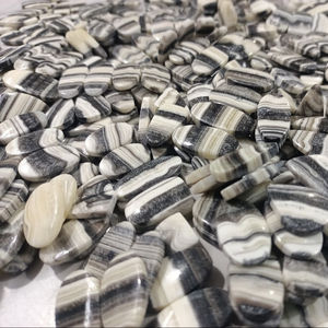 ต่างหูคู่แบบหลวมทำจากหิน Zebra Calcite แบบกึ่งมีค่า - Product Image 2