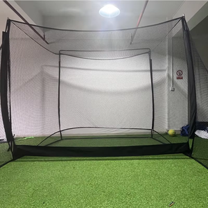 Tragbares <span class=keywords><strong>Golf</strong></span>-Simulator-Käfignetz 10*8 Fuß mit Seitennetz und schlagfester Leinwand für das <span class=keywords><strong>Golf</strong></span>-Schlagtraining, Golfkäfig-Netz - Product Image 2