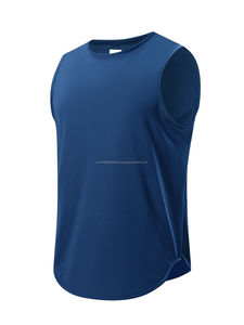 Tank Tops Wholesale Custom Fit Soft And Breathable men's tank top - Product Image 3