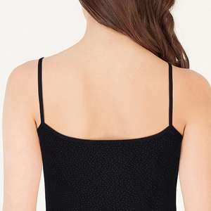 Camiseta sin Mangas de Algodón para Mujer, Estilo Simple, Delgada, Lisa, Hecha en Pakistán - Product Image 4