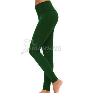 Leggings de yoga à taille élastique avec logo personnalisé, dernier design, vente en gros, légers et écologiques - Product Image 2