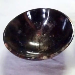 Elegante tazón de ágata de árbol de 3 "que muestra el arte genuino de ágata y artesanías de magnesia DE LA India para una decoración elegante del hogar - Product Image 1