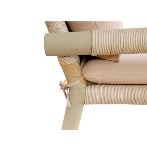 Lujo moderno estilo americano lujoso jardín al aire libre muebles de exterior sofá de dos asientos - Product Image 5