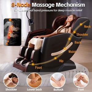 4D Mechanical <b>Hand</b> <b>Massage</b> Chair Home Multi Functional Space Capsule for Kneading, <b>Massaging</b> and Pounding Smart <b>Massage</b> Device - Product Image 3