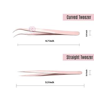 Pinzas para Pestañas de Acero Inoxidable Ligeras JIMED SURGICAL |   Herramienta de Precisión de Alta Calidad, Reutilizable, Duradera y Fácil de Usar, Venta Directa - Product Image 6