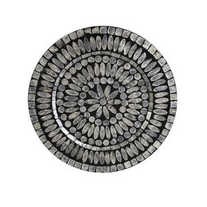 Assiette de présentation ronde en bois et nacre, taille personnalisée, sous assiette de présentation, pour les meilleures ventes - Product Image 1