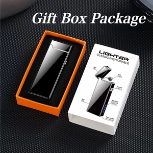 ولاعة سجائر إبداعية مقاومة للرياح من سبائك الزنك بقوس مزدوج <span class=keywords><strong>USB</strong></span>، بيع بالجملة، قابلة لإعادة الشحن ببطارية ليثيوم مخصصة - Product Image 5