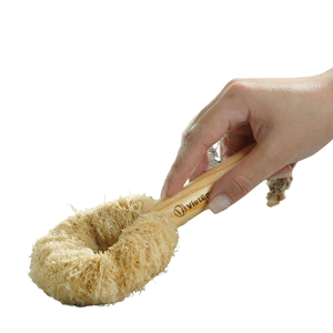 Cepillo de Limpieza con Mango de Madera para Botellas, Tazas, Platos y Ollas, Ideal para la Cocina del Hogar - Product Image 4