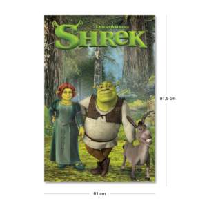 Póster Moderno de Shrek, el Héroe Audaz, con Diseño Atrevido para Decoración de Pared - Product Image 2