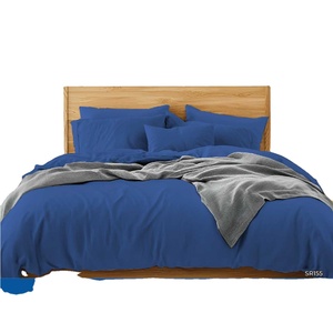 Juego de edredón King moderno de 5 piezas | 100% algodón puro 950TC ropa de cama suave y transpirable para un sueño cómodo - Product Image 1