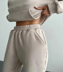 ชุดกีฬาแขนยาวทรงหลวมสำหรับผู้หญิง, ชุดวอร์มพิมพ์ลายได้ตามต้องการ - Product Image 3