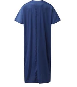 Venta al por mayor Hombres Daffah Thobe Ropa islámica Color sólido Kaftan Jubba Hombres Thobe Musulmán Kaftan - Product Image 3