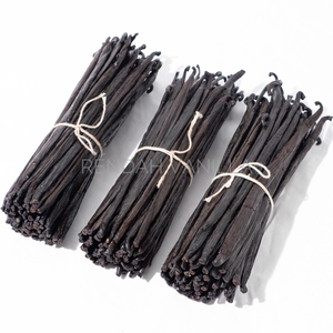 Vainas de Vainilla Tahitensis de Grado Gourmet, Especias Naturales de la Mejor Calidad, Origen, Vanilina con un Contenido de 1.7-2.0%, Aromáticas, Secas, a Granel, para Panadería - Product Image 1