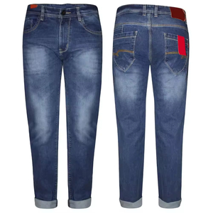 2024 nouveautés hommes jeans vente à chaud fabriqué en usine respirant et durable jeans pour hommes avec poches - Product Image 1