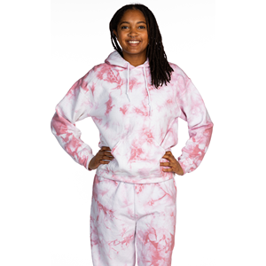 2025 nouveauté plaine cravate teinture tissu doux de haute qualité Anti-boulochage respirant personnalisable cravate teinture à capuche pour les femmes - Product Image 1