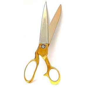 Ciseaux de tailleur en acier inoxydable japonais sur mesure demi-or finition polie satinée multifonctionnelle 8 pouces - Product Image 2