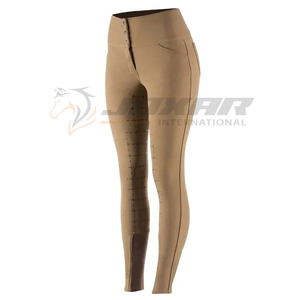 Jodhpurs ecuestres para mujer que ofrecen un diseño delgado de tela resistente a la humedad y comodidad confiable para el entrenamiento y el espectáculo - Product Image 5