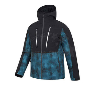 Chaqueta de Esquí con Capucha, Resistente a la Nieve y al Viento, con Logotipo Frontal, Ecológica, Transpirable, Cálida y Protectora para Invierno - Product Image 4