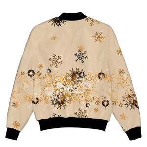 Chaqueta universitaria de lona personalizable para hombre más vendida de alta calidad con cuello levantado logotipo impreso profesionalmente para uso en invierno - Product Image 6