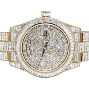 Diamante probador aprobado Moissanite reloj | VVS lujo helado esqueleto al por mayor - Product Image 6