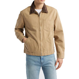 เสื้อแจ็คเก็ตผ้าแคนวาสสำหรับผู้ชาย คุณภาพสูง ผลิตจากผ้าฝ้าย 100% ทนทาน แห้งเร็ว ระบายอากาศได้ดี เหมาะสำหรับฤดูหนาว มีไซส์พลัส - Product Image 2