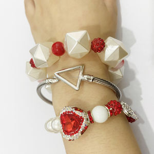 Delta socority socity since 13เคลือบสีแดงพีระมิดทองเงินเข็มกลัด rhinestone Pearl เครื่องประดับผู้หญิงของขวัญปาร์ตี้ - Product Image 3