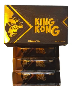 Caja de Cartón Rígido King Kong, 12 Sobres de 15g, Impresión en Lámina Dorada, Empaque de Alimentos de Alta Gama, Forma Rectangular - Product Image 4