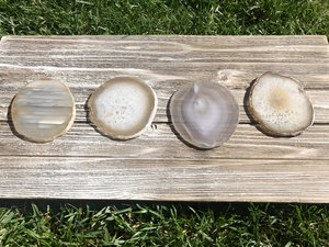 Posavasos de ágata gris directo de fábrica india, posavasos de piedra Natural para decoración del hogar, entrega rápida, precio bajo - Product Image 3