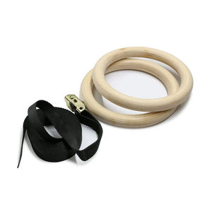 La meilleure qualité d'anneaux de gymnastique en bois de forme physique fonctionnent des accessoires de gymnastique à un prix raisonnable - Product Image 6