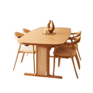 Table and <b>Chairs</b> Set Dining Room and Restaurant Furniture With <b>Retro</b> Style Restauerant Set Highest Quality For SALE - Product Image 1