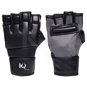 Guantes de MMA con dedos abiertos para grappling y golpes, con correa ajustable y ajuste cómodo - Product Image 2