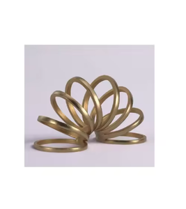 Haute qualité métal ornements Sculpture pour bureau bureau moderne champignon ensemble artisanat à la main Table Sculpture décoration - Product Image 3