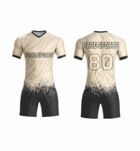 ชุดยูนิฟอร์มฟุตบอลแขนสั้นแบบสั่งตัดมาใหม่ - Product Image 4