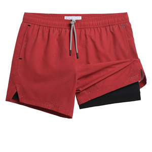 Short de basket-ball personnalisé pour hommes Short de sport de course à pied à séchage rapide avec motif solide Vêtements de mode écologiques - Product Image 1