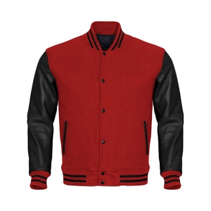 Unisex High Street Genuine Leather <b>Baseball</b> Bomber Varsity <b>Jacket</b> Embroidered Winter Casual Wear <b>for</b> <b>Men</b> Women Quick Dry - Product Image 1