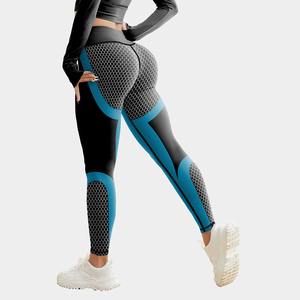Leggings de yoga pour femmes personnalisés en usine, tissu extensible et respirant avec logo personnalisé, approvisionnement en gros - Product Image 1