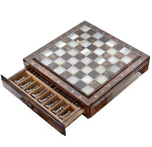 Juego de Ajedrez de Madera Personalizado de Lujo al por Mayor, Tablero de Ajedrez Plegable de Gran Tamaño, Piezas de Ajedrez - Product Image 3