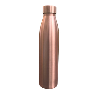 Botella de Agua de Cobre Hecha a Mano, Acabado Semi Martillado Azul Seda, Botella de Agua Ecológica, Libre de Toxinas, Botella de Hidratación al Mejor Precio - Product Image 5