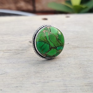 Anillo giratorio de turquesa con piedras preciosas hechas a mano de Plata de Ley 925, sello 925, regalo de boda, anillo de joyería fina Natural de alta calidad - Product Image 2