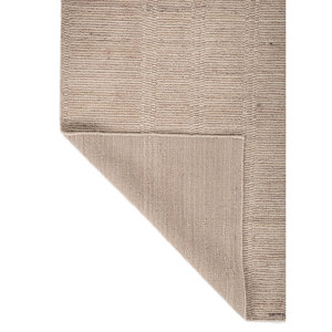 Contour Hand Loom Wool <b>Rugs</b> in Red & Orange Striped Rectangle 3D for Home Viscose <b>Bedside</b> <b>Rug</b>-Hwl-442 - Product Image 5