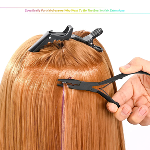Microlink Beads Pliers and Pulling Hook for Styling <b>Hair</b> <b>Extensions</b> <b>Accessory</b> Tools - Product Image 5